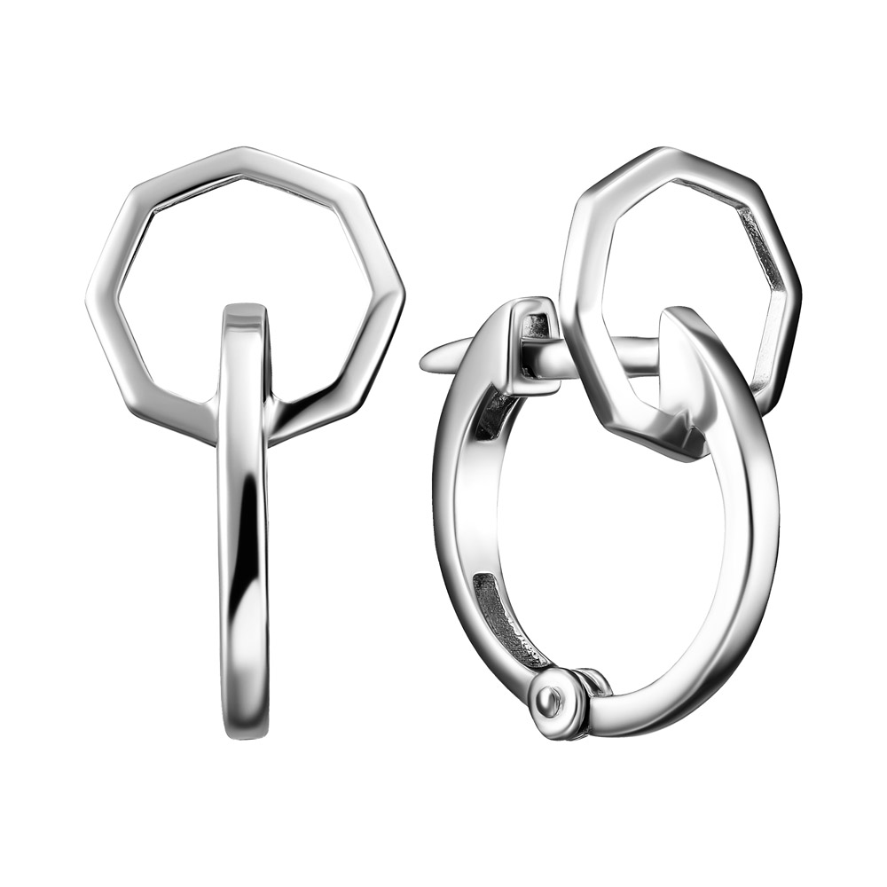 Серебряные серьги 925 пробы;