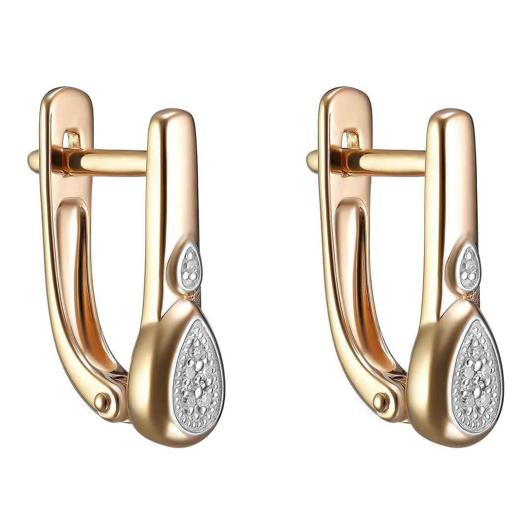 Серебряные серьги 925 пробы; вставки 12 Бр.Кр-17 0,036 2/3А;