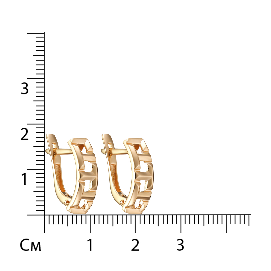 Золотые серьги 585 пробы;