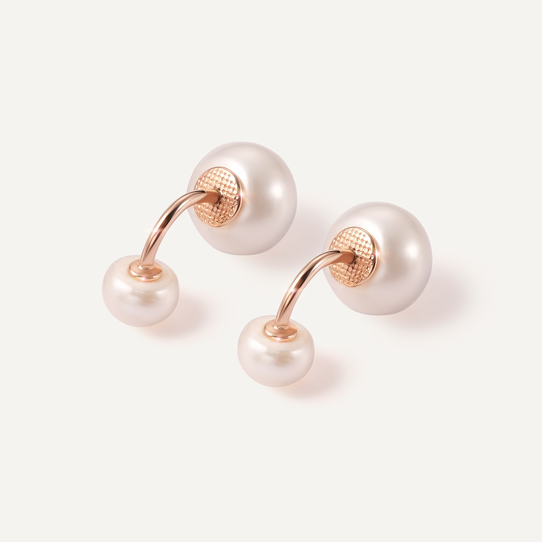 Серебряные серьги с жемчугом