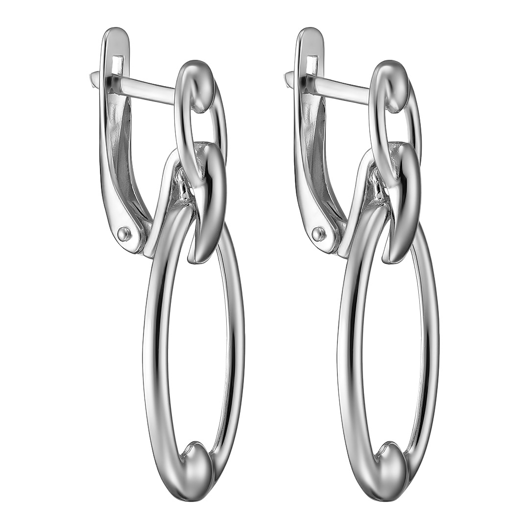Серебряные серьги 925 пробы;