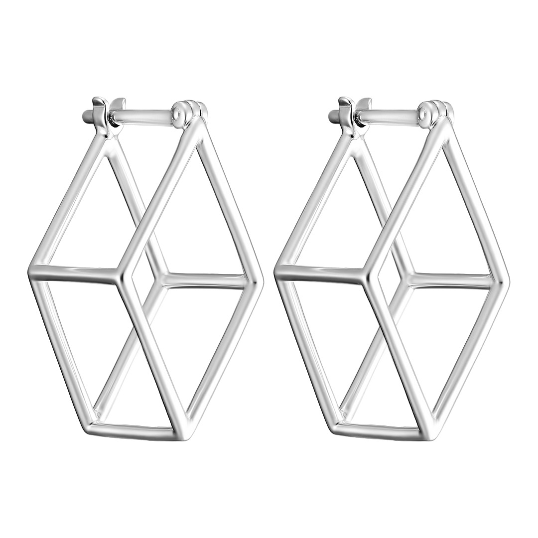 Серебряные серьги 925 пробы;