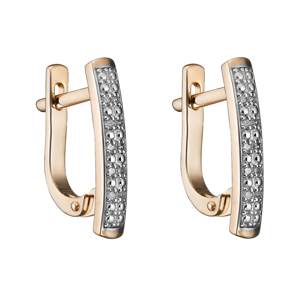 Серебряные серьги 925 пробы; вставки 20 Бр.Кр-17 2/3А 0,097;