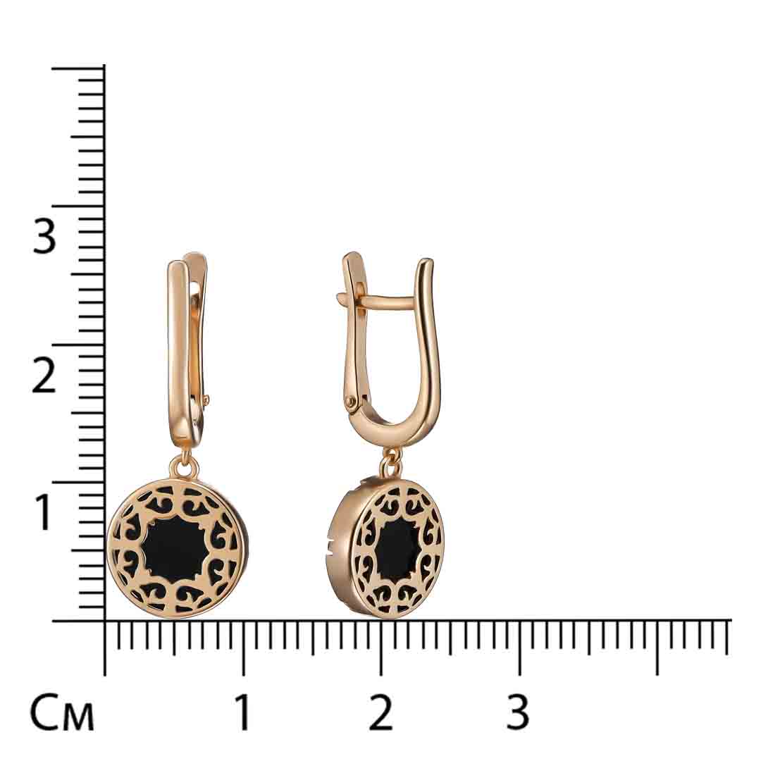 Серебряные серьги 925 пробы; вставки 2 Агат;