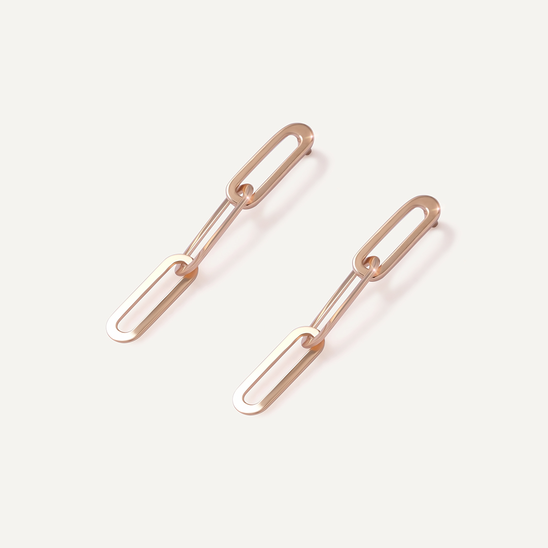 Серьги-пусеты из золота