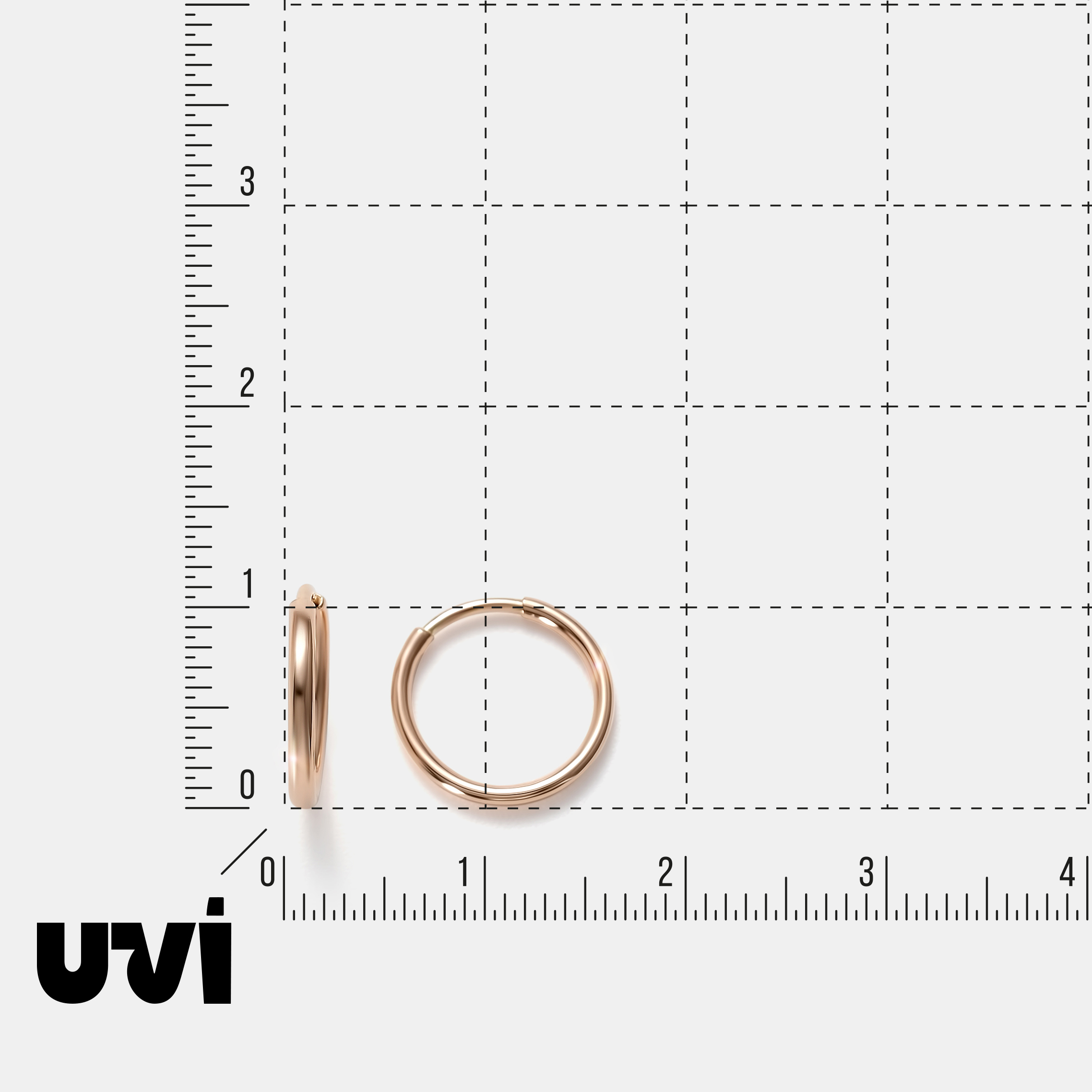 Серьги-конго из золота