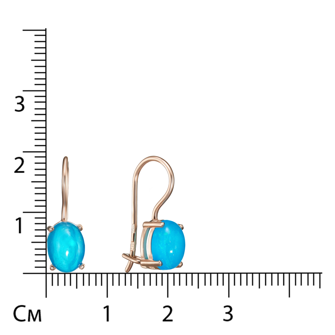 Серебряные серьги с опалами