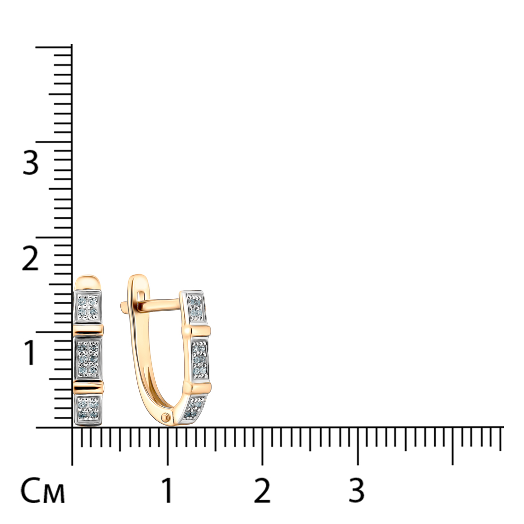 Серьги из золота с бриллиантами