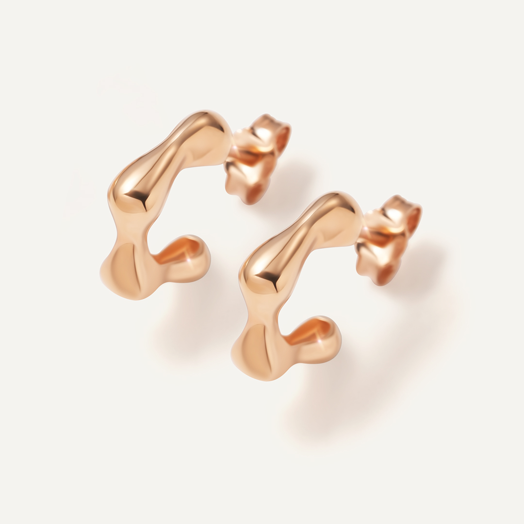 Серьги-пусеты из золота