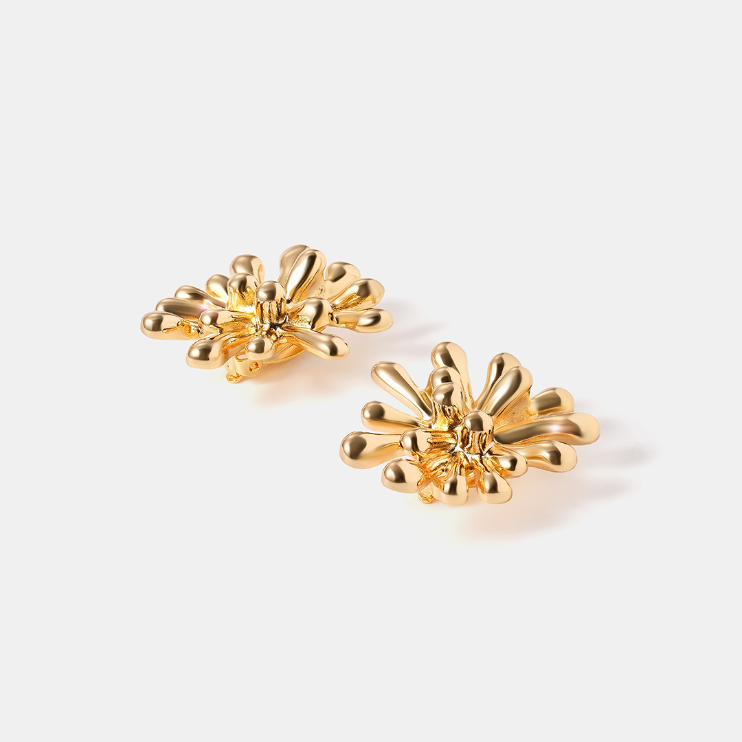 Бижутерные серьги-клипсы