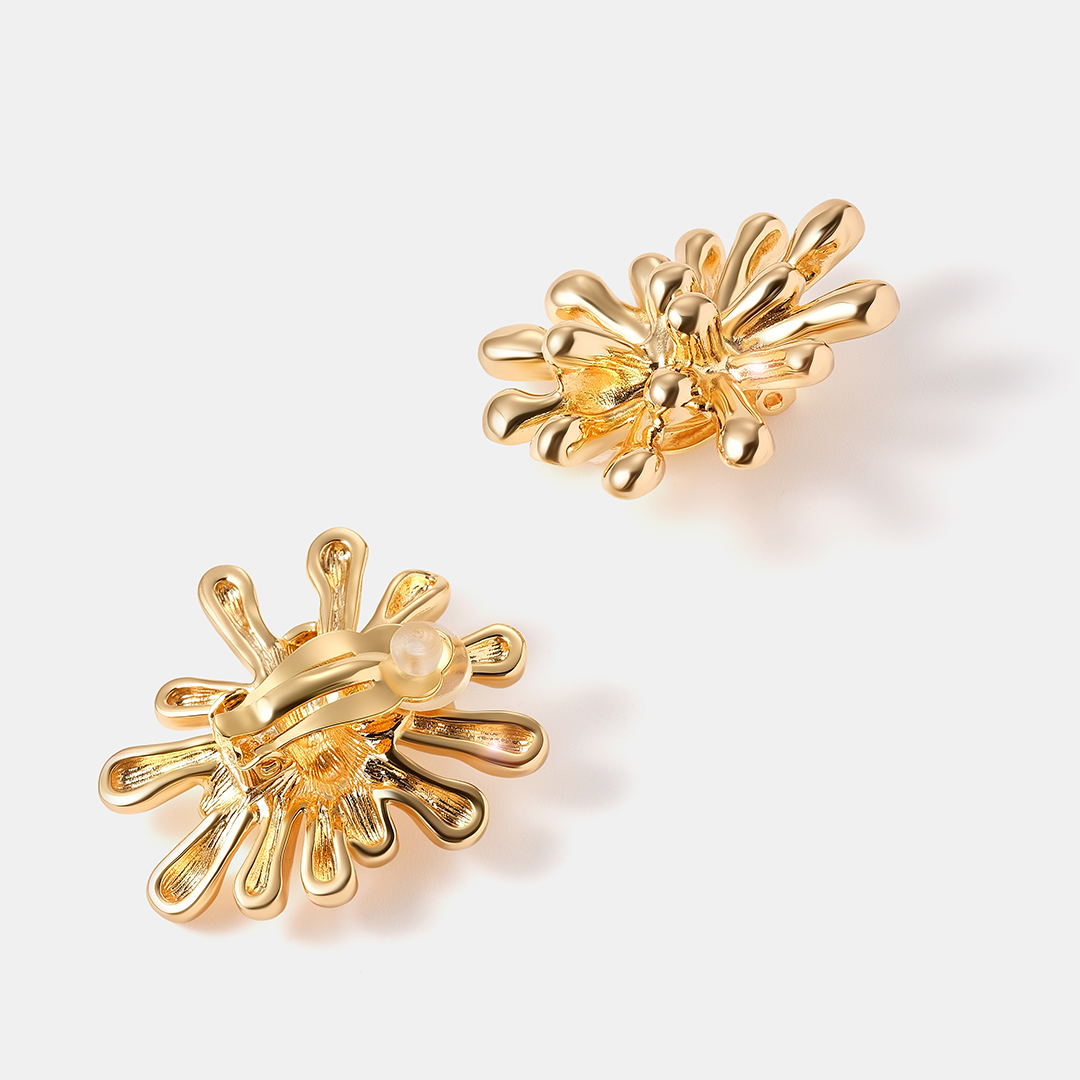 Бижутерные серьги-клипсы