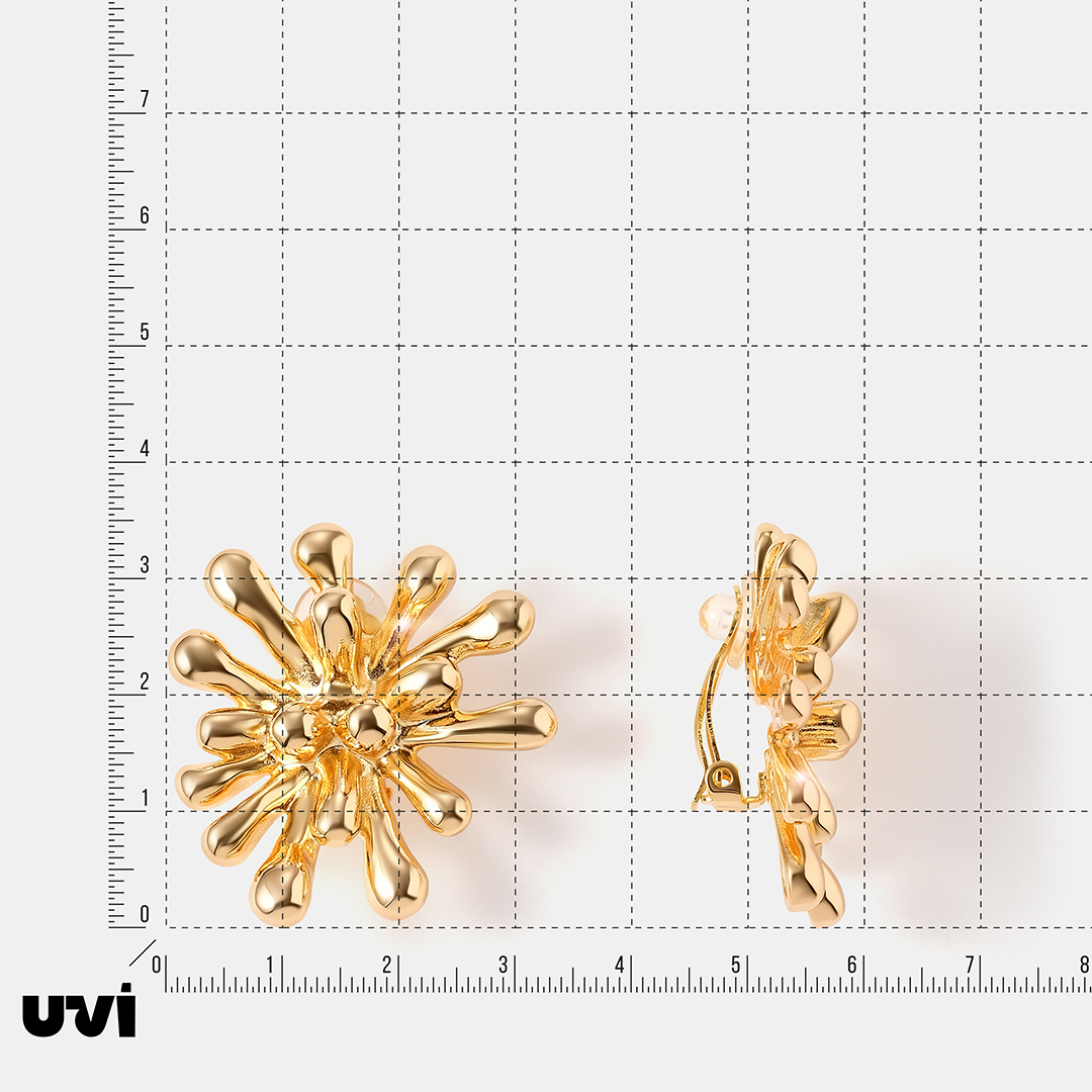 Бижутерные серьги-клипсы