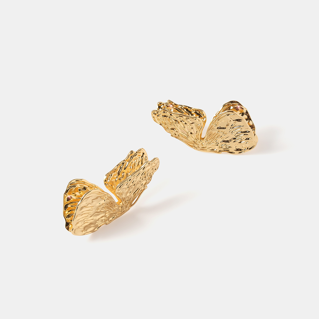 Бижутерные серьги "Бабочки"