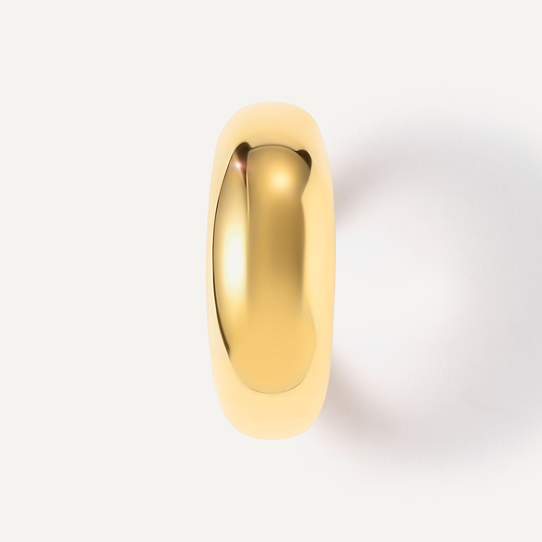 Серебряная серьга-кафф