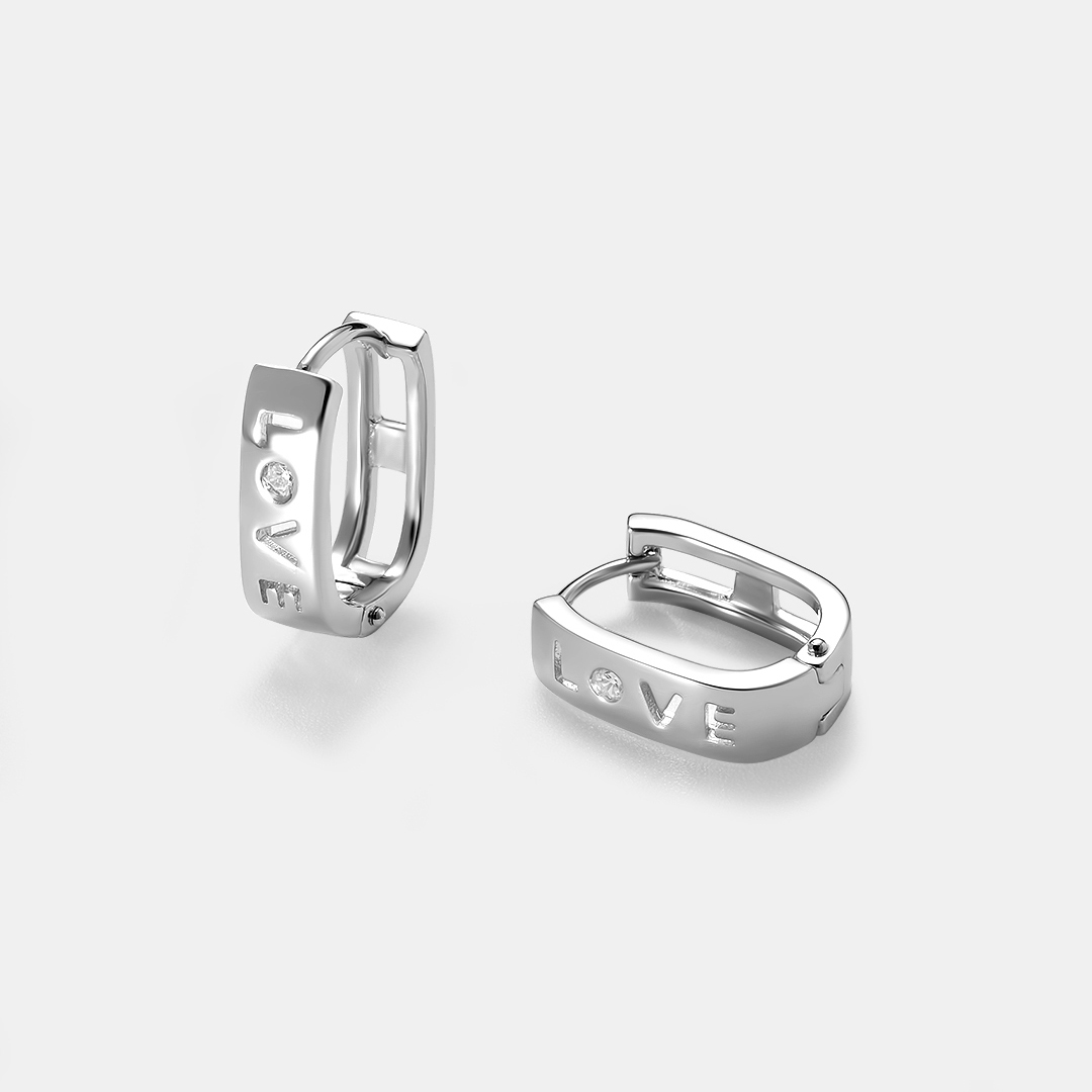 Серебряные серьги 925 пробы; вставки 2 Куб. Цирконий бесцв. 0,08ct;