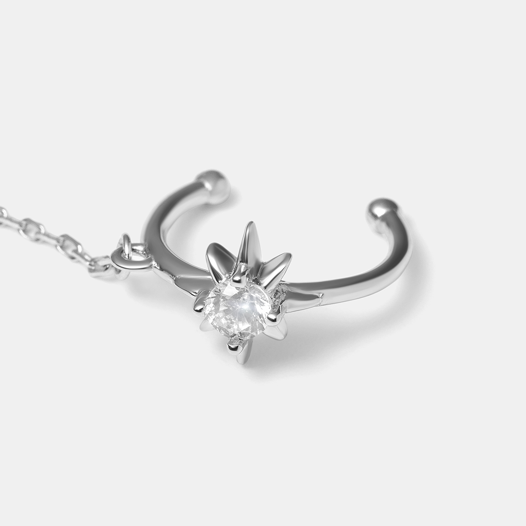 Серебряные серьги 925 пробы; вставки Россыпь Куб. Цирконий бесцв. 0,16ct;