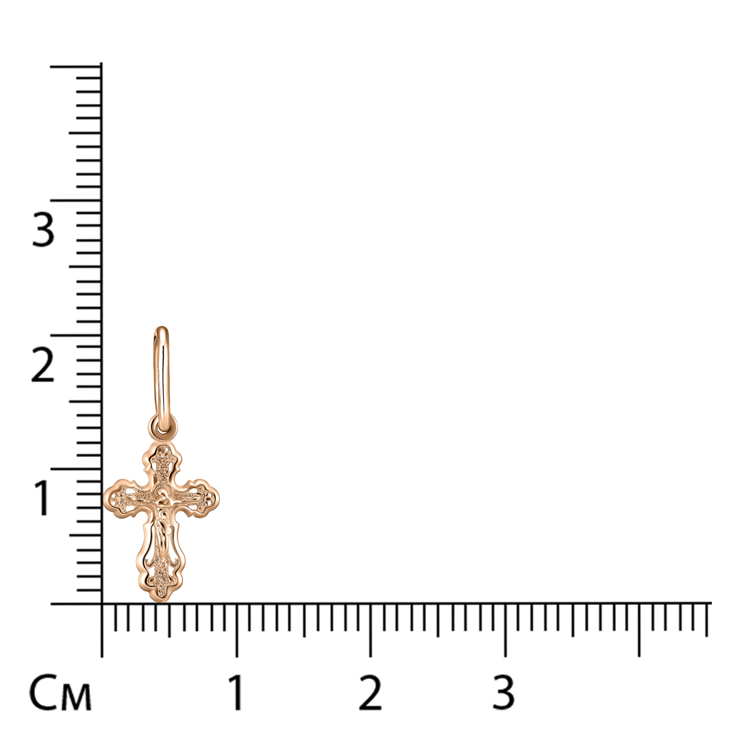 Подвеска-крест из золота