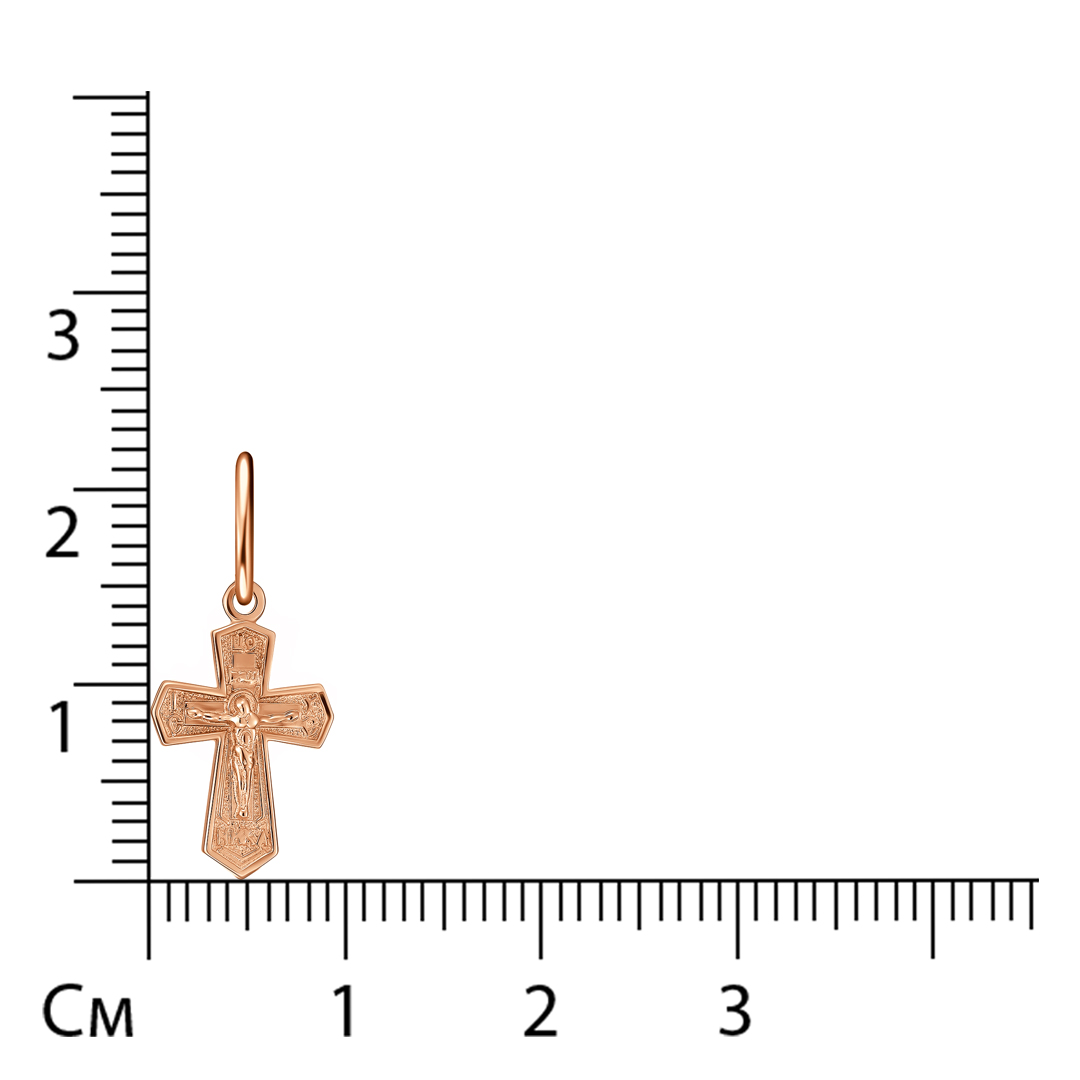 Подвеска-крест из золота