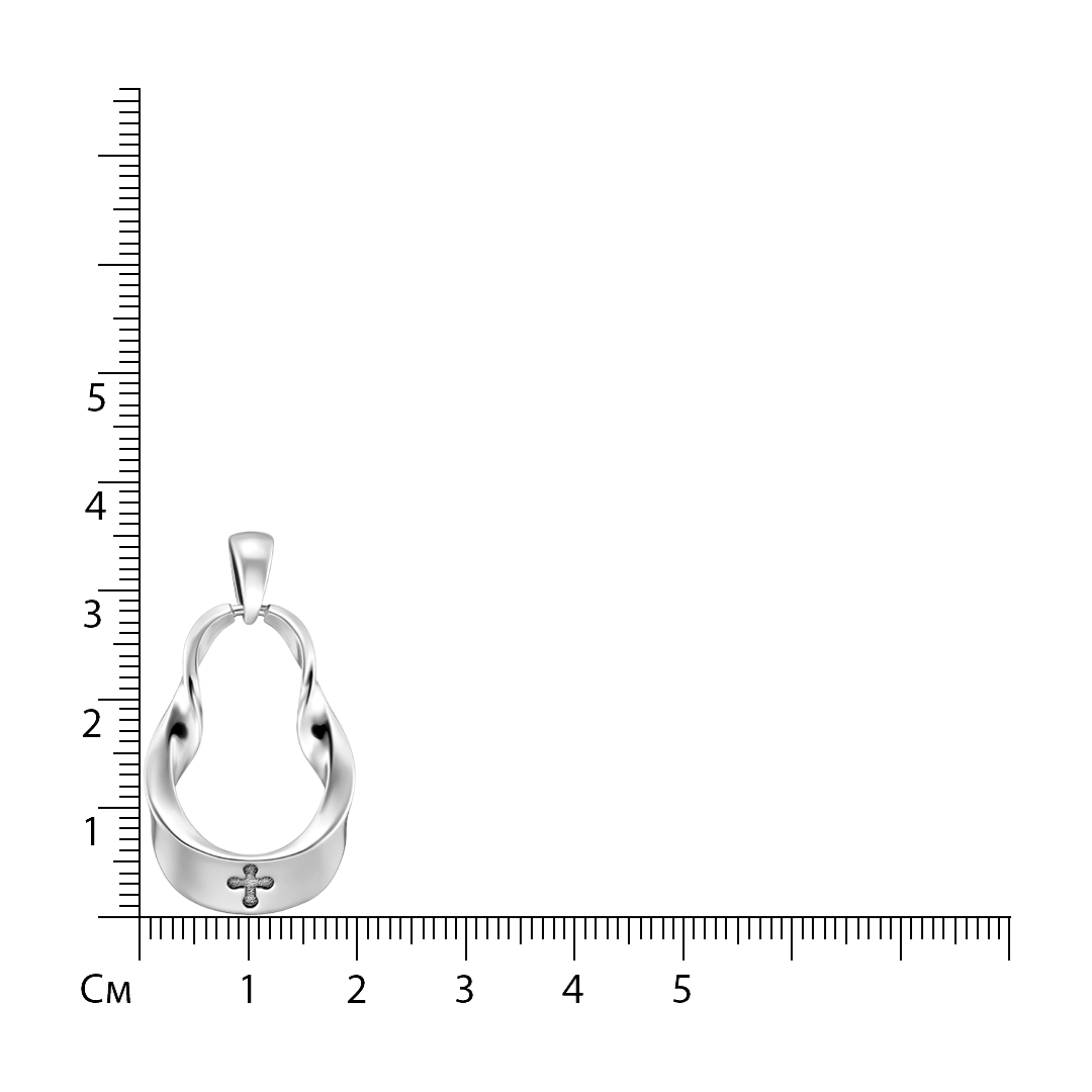 Серебряная подвеска 925 пробы; оксидирование; Премудрость;