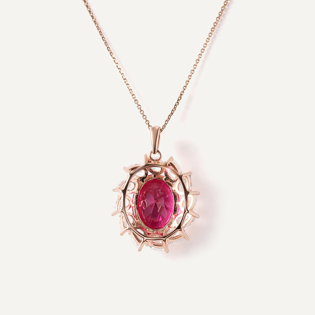 Серебряная подвеска с кубическим цирконием "Цветок"