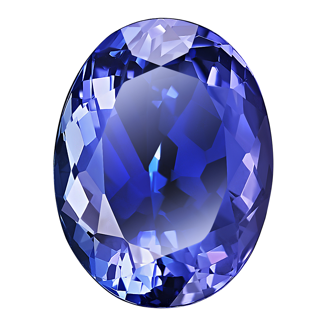 Танзанит овал (10,29*7,82*5,69) 3,43ct