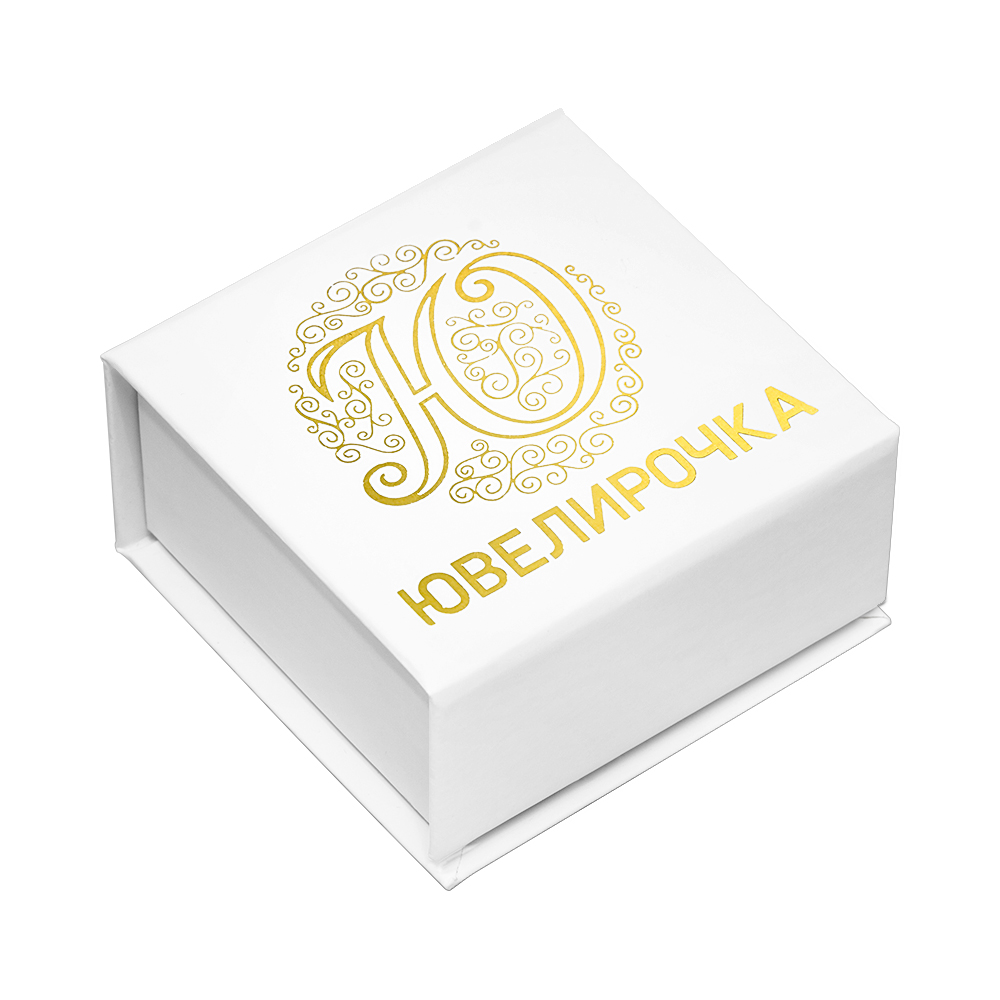 Серебряные серьги-пусеты 925 пробы; вставки 58 Фианит бесцв.;