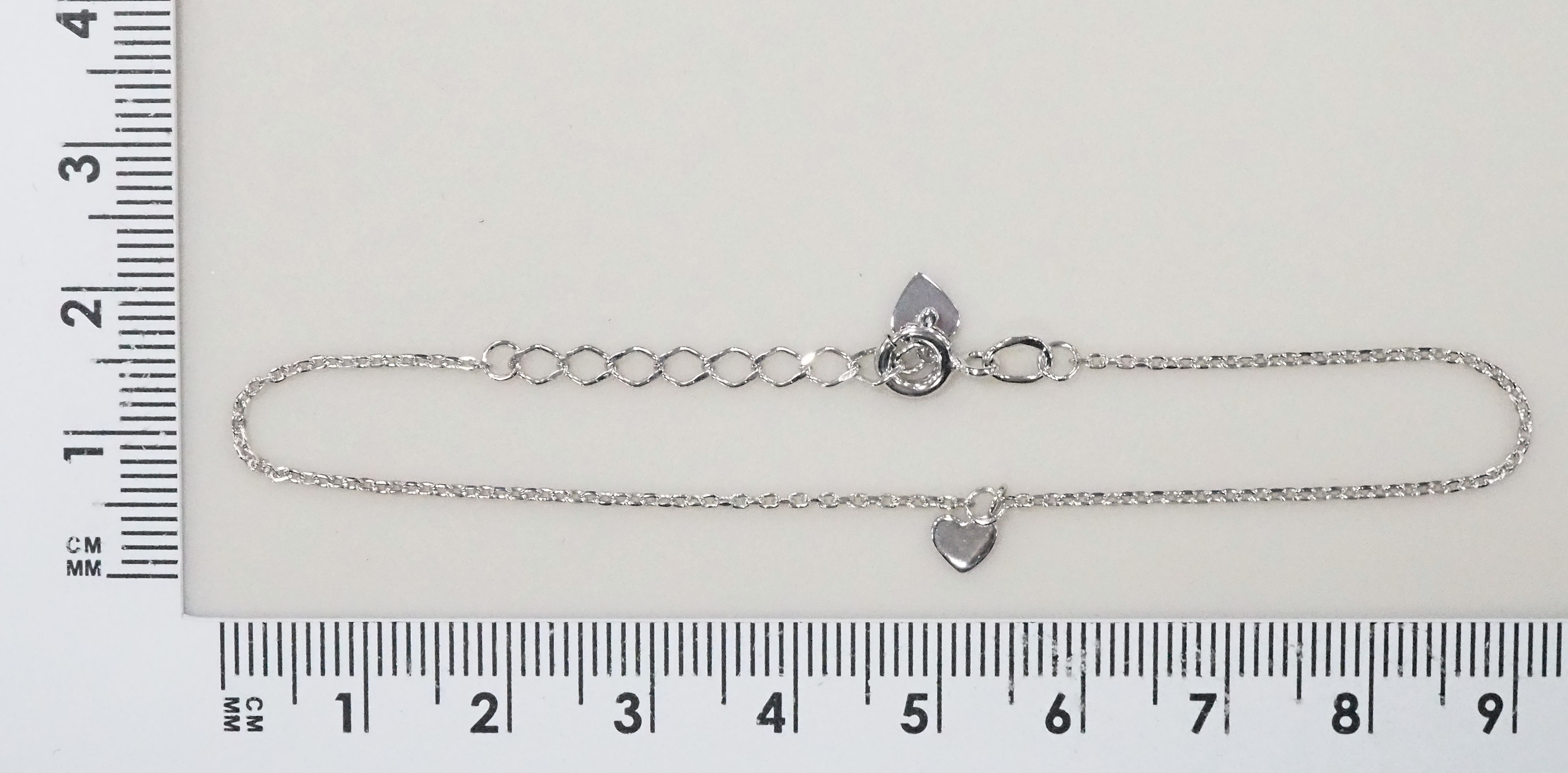 Серебряный браслет 925 пробы; плетение Якорное;
