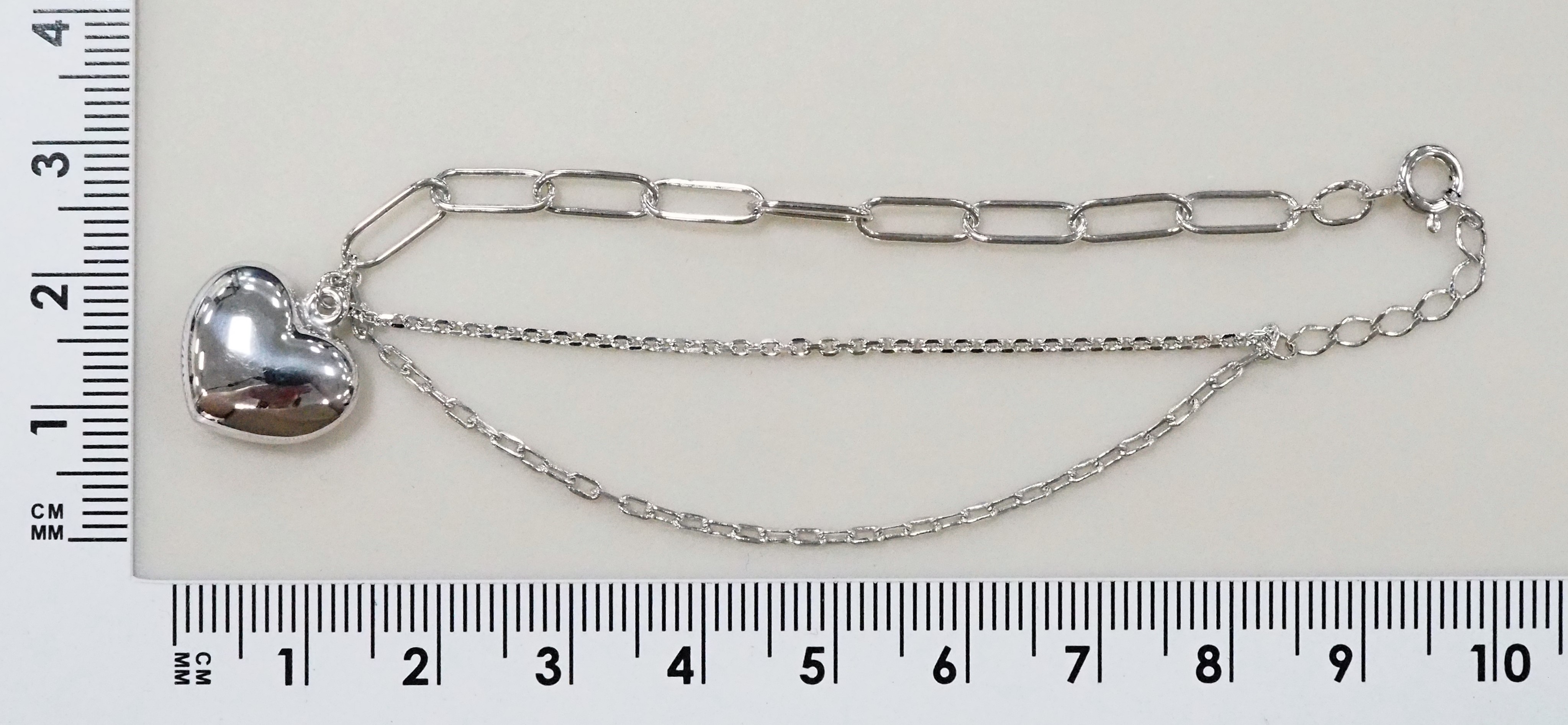 Серебряный браслет 925 пробы; плетение Якорное;