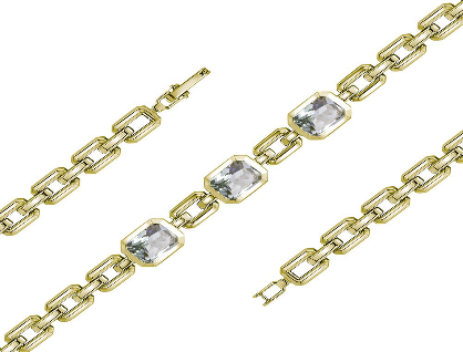 10112-000080 Браслет (Au 585)