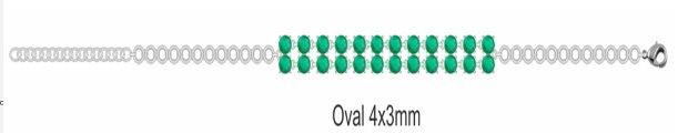 10121-000030 Браслет (Ag 925)