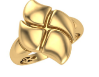 10319-000608 Кольцо (Au 375)