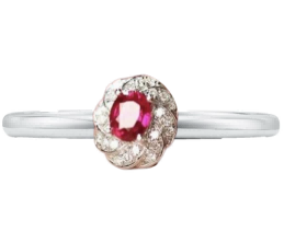 Серебряное кольцо с кианитом