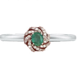 Серебряное кольцо с кианитом