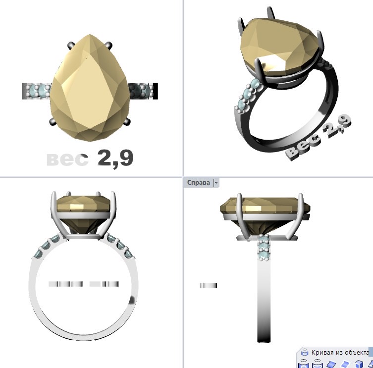 10322-004574 Кольцо (Ag 925)