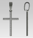 10411-000086 Подвеска (Au 585)
