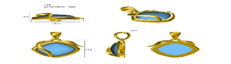 10422-001108 Подвеска (Ag 925)