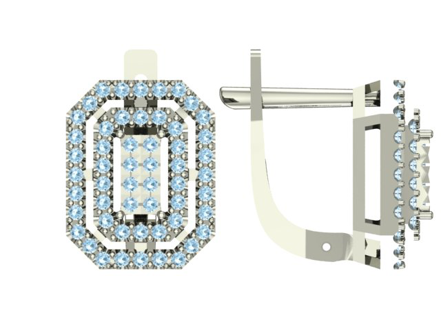 10511-000789 Серьги (Au 585)