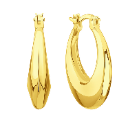 Серьги из желтого золота