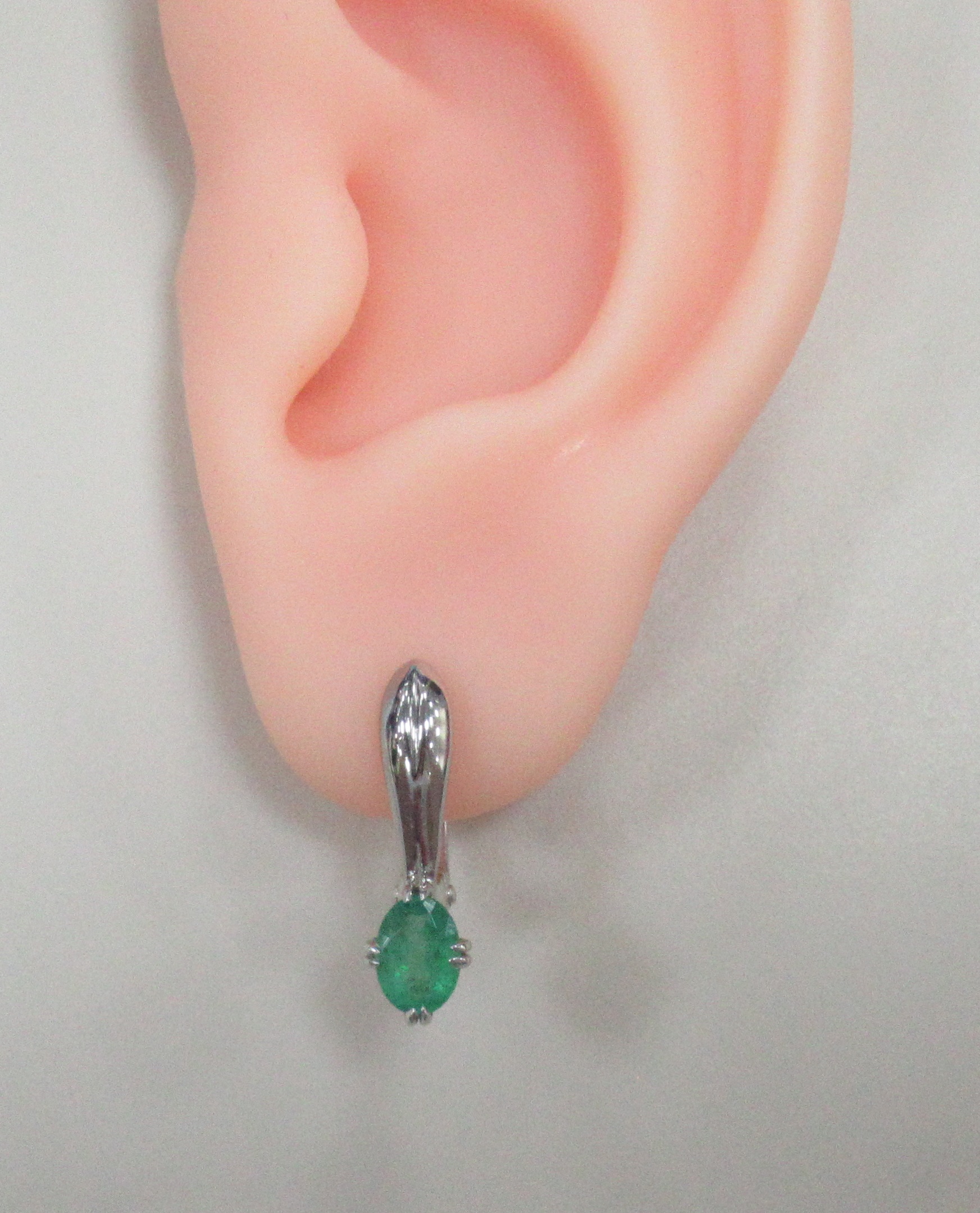 Серебряные серьги с изумрудами 10521-000488 – купить по цене 33865 ...