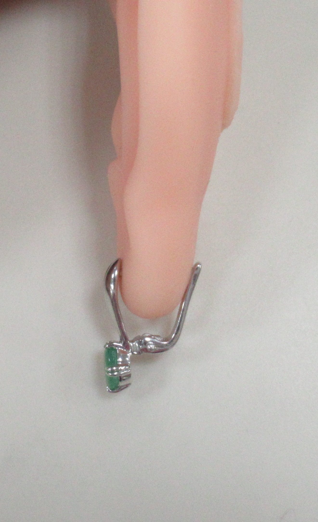 Серебряные серьги с изумрудами 10521-000488 – купить по цене 34850 ...