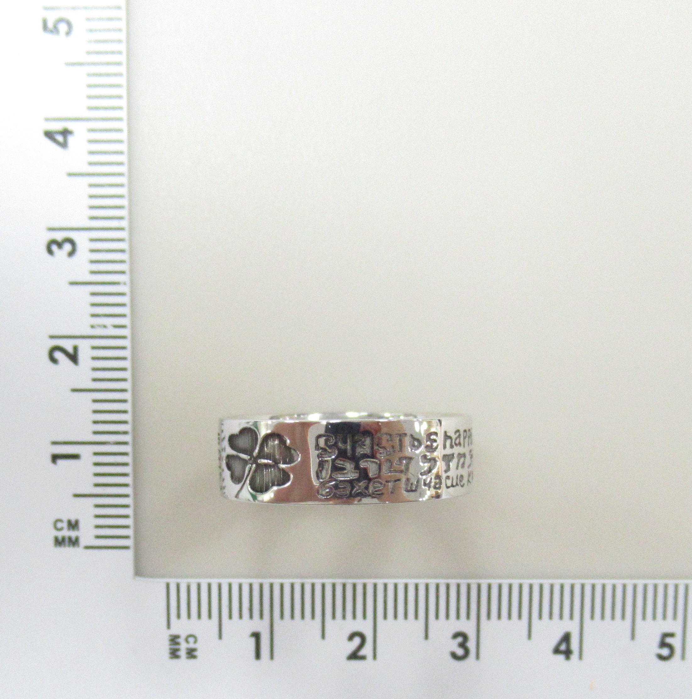 Серебряное кольцо 925 пробы; оксидирование;