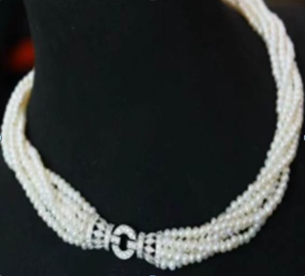 10729-000036 Колье (Ag 925)