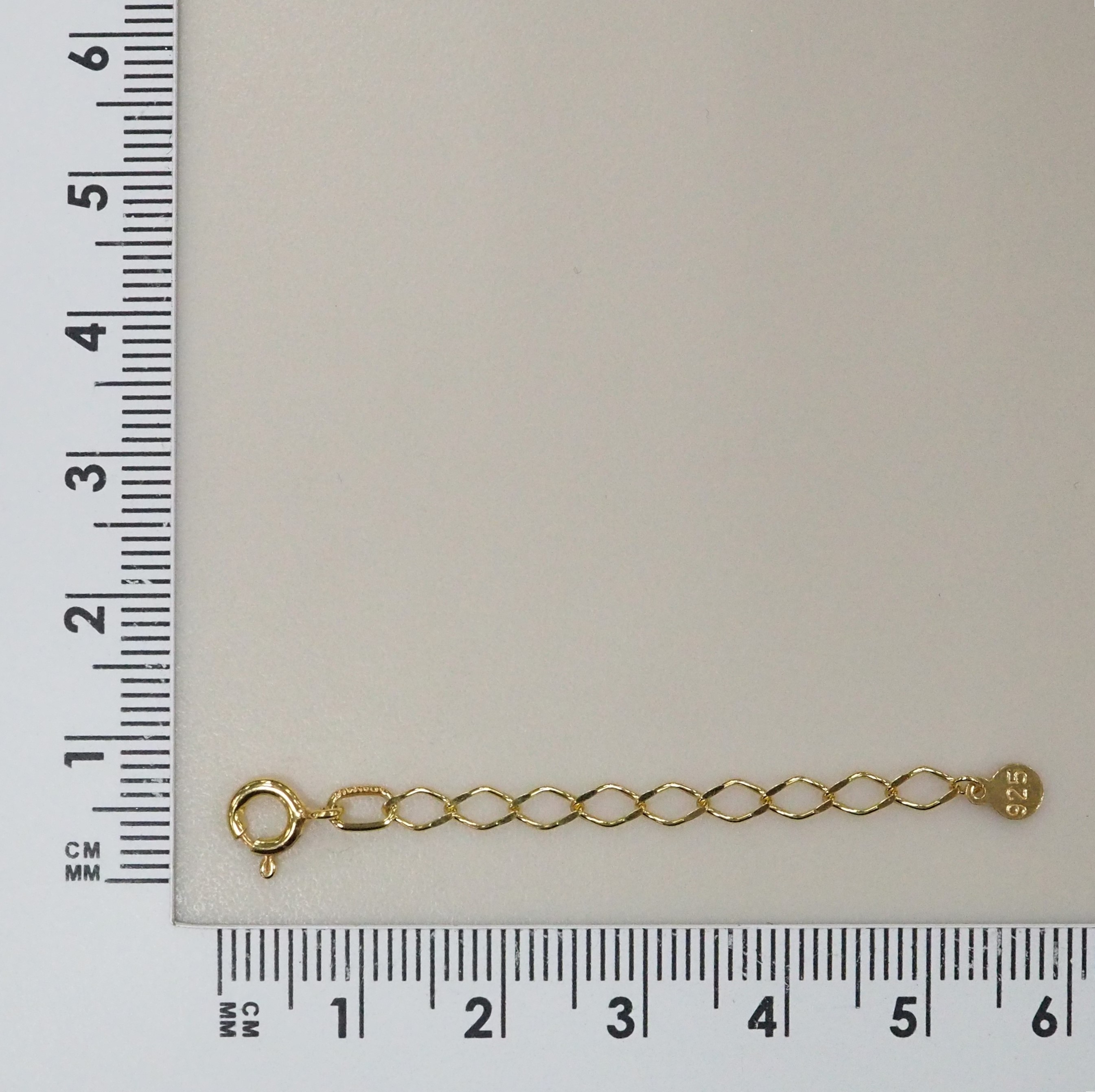 Серебряная цепочка-удлинитель 5см