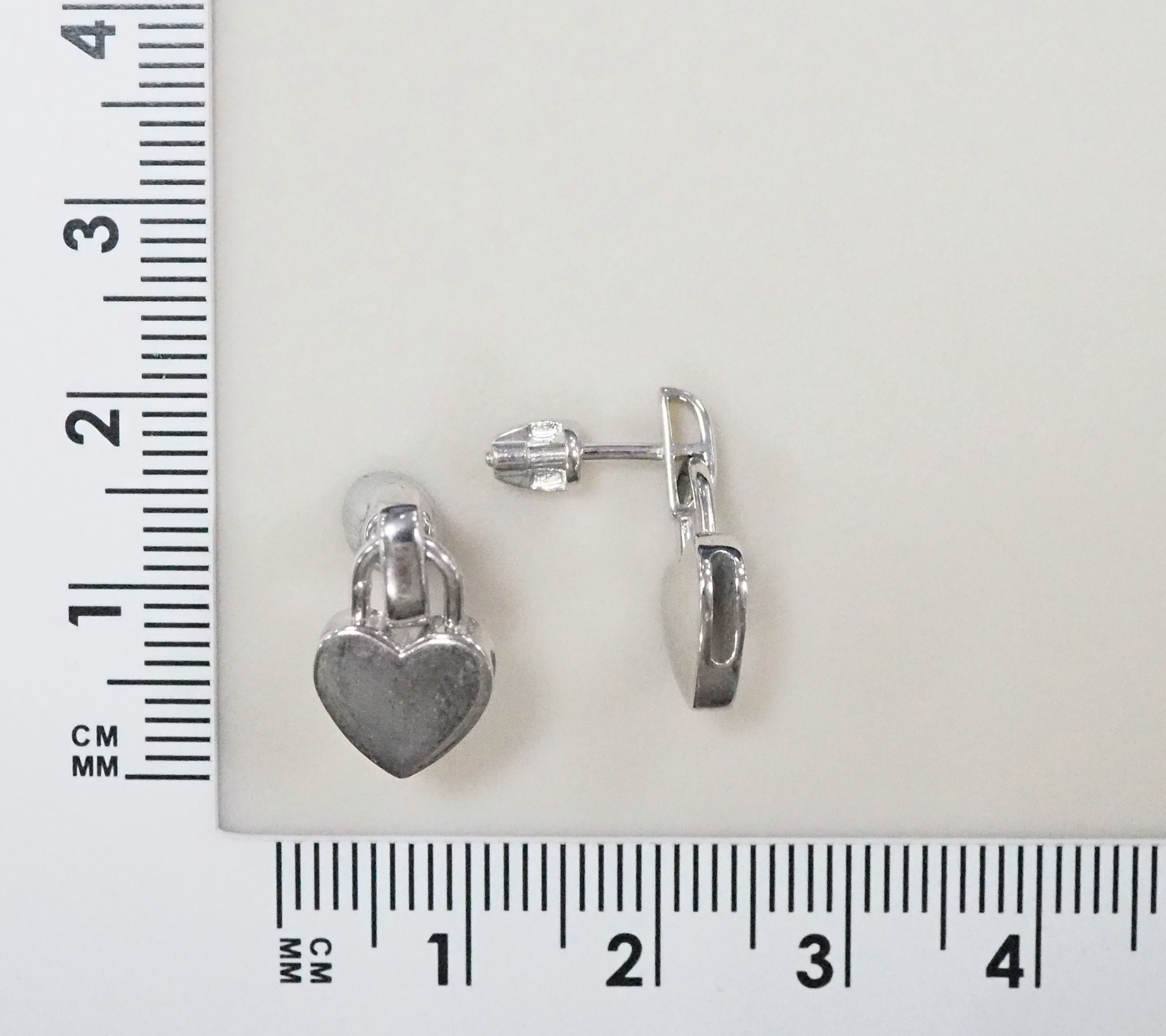 Серебряные серьги "Сердца"