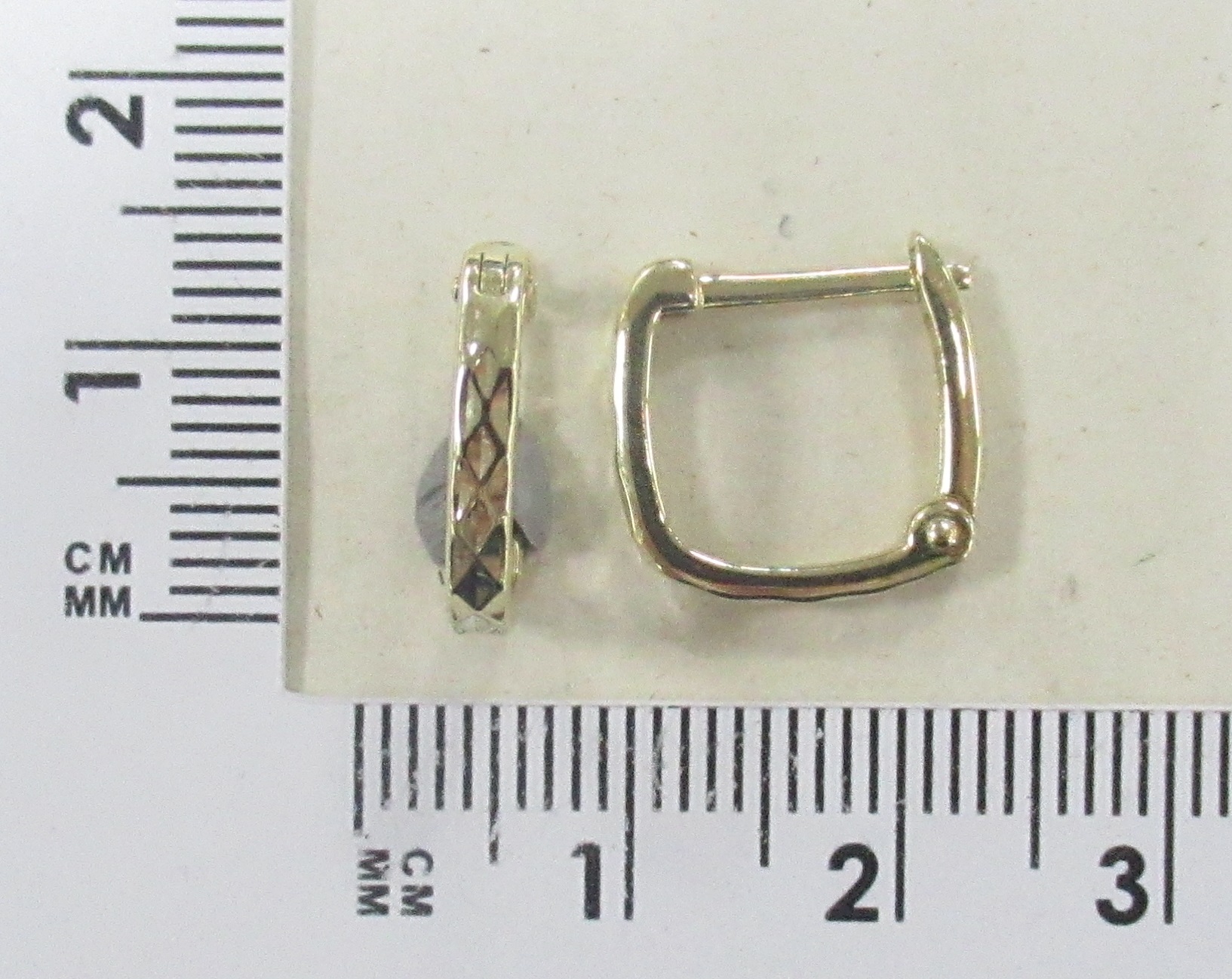 Серьги из желтого золота