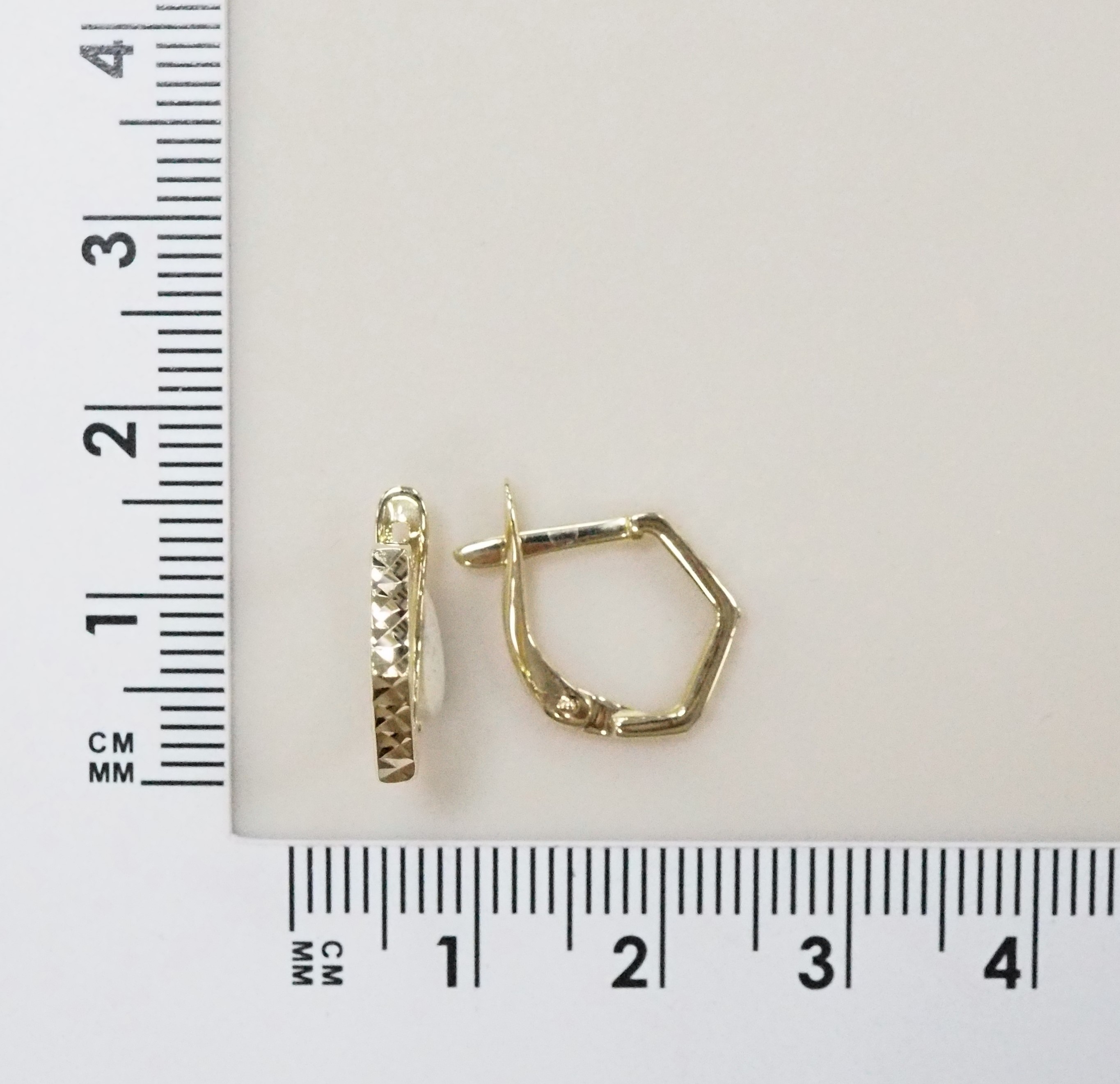 Серьги из желтого золота