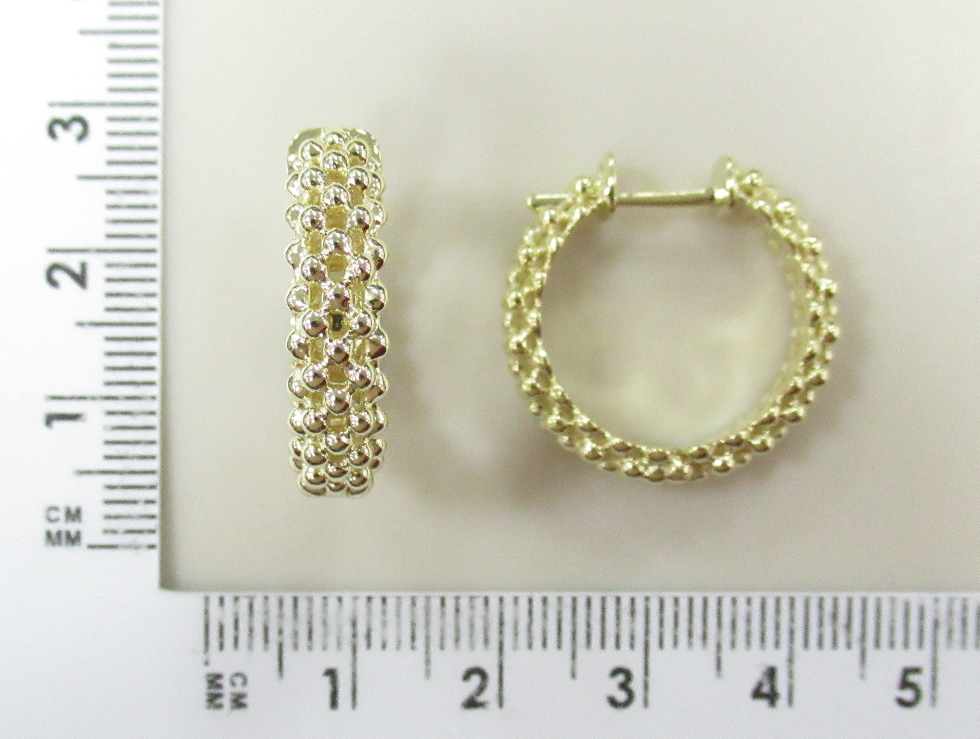 Золотые серьги 585 пробы; желтое золото;
